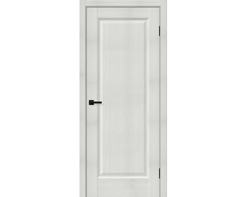 Дверь межкомнатная из эко шпона «Неоклассик-30» Bianco Melinga глухая