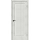 Дверь межкомнатная из эко шпона «Неоклассик-30» Bianco Melinga глухая