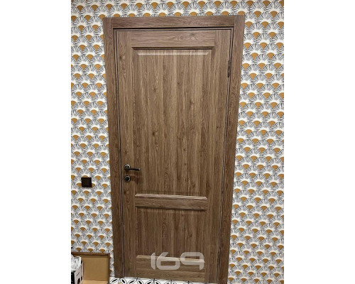 Дверь межкомнатная из эко шпона «Неоклассик-32» Original Oak глухая