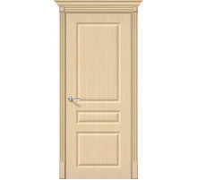 Дверь межкомнатная шпонированная «Статус-14» Ф-22 (БелДуб) (Шпон файн-лайн) глухая