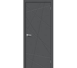 Дверь межкомнатная «Граффити-5.Д.П» Stormy Silk глухая
