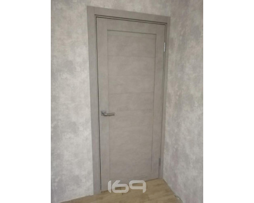 Дверь межкомнатная из эко шпона «Браво-21» Look Art глухая