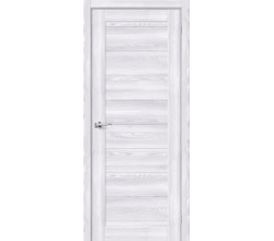 Дверь межкомнатная из эко шпона «Браво-21» Riviera Ice глухая