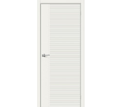 Дверь межкомнатная крашенная «Граффити-33.0» Whitey (Эмаль) глухая