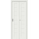 Дверь межкомнатная «Браво-22» White Matt остекление Magic Fog