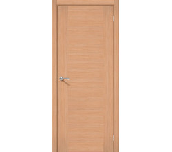 Дверь межкомнатная шпонированная «Рондо» Дуб (Шпон файн-лайн) глухая