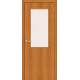 Ламинированная межкомнатная дверь «Гост-7» Л-12 (МиланОрех) остекление Magic Fog