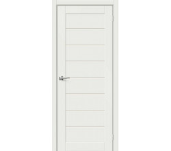 Дверь межкомнатная «Браво-22» White Matt остекление Magic Fog