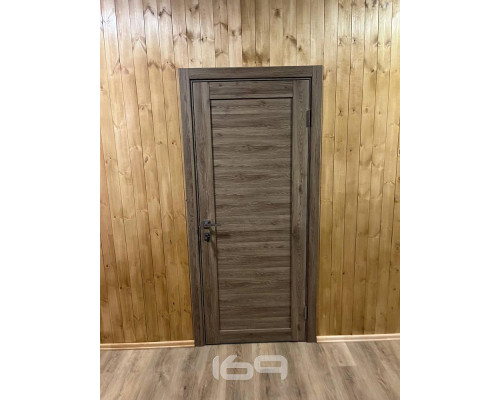 Дверь межкомнатная из эко шпона «Браво-21» Original Oak глухая