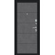 Дверь входная металлическая «Граффити-1» Букле черное/Slate Art