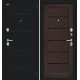 Дверь входная металлическая «Техно Kale» Букле черное/Wenge Veralinga