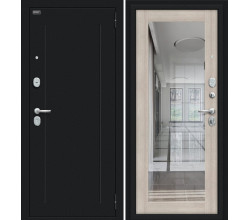 Дверь входная металлическая «Флэш 119.Б15» Букле черное/Cappuccino Veralinga