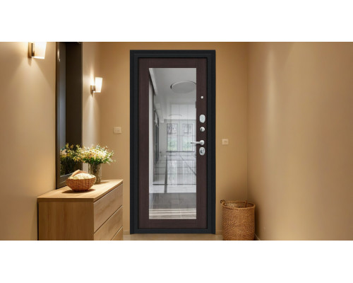 Дверь входная металлическая «Флэш 119.Б15» Букле черное/Wenge Veralinga