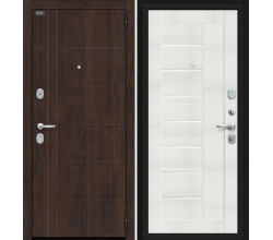 Дверь входная металлическая «Модерн Kale» Almon 28/Bianco Veralinga