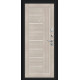 Дверь входная металлическая «Проф» Букле черное/Cappuccino Veralinga