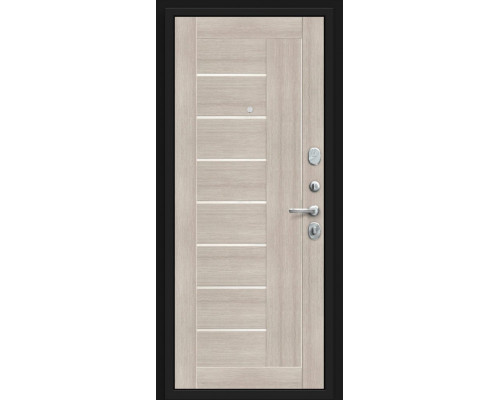 Дверь входная металлическая «Модерн Kale» Almon 28/Cappuccino Veralinga