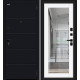 Дверь входная металлическая «Флэт/SBlack» Shell/White Silk