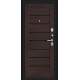 Дверь входная металлическая «Техно» Букле черное/Wenge Veralinga