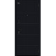Дверь входная металлическая «Прайд» Total Black/Snow Melinga