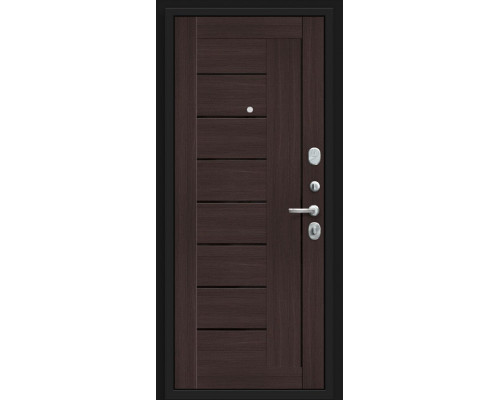 Дверь входная металлическая «Модерн Kale» Almon 28/Wenge Veralinga