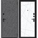 Дверь входная металлическая «Кьюб/SBlack» Slate Art/Snow Art