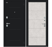 Дверь входная металлическая «Граффити-1» Букле черное/Look Art