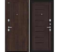 Дверь входная металлическая «Модерн Kale» Almon 28/Wenge Veralinga