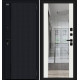 Дверь входная металлическая «Матрикс-3» Total Black/Off-white