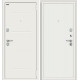 Дверь входная металлическая «Аура Kale» Off-white R/Шагрень белая