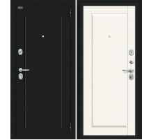 Дверь входная металлическая «Сьют Kale» Букле черное/White Wood
