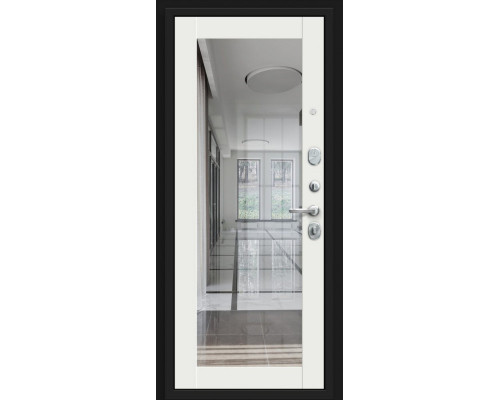 Дверь входная металлическая «Флэт Kale» Almon 28/Off-white