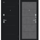 Дверь входная металлическая «Граффити-1» Букле черное/Slate Art