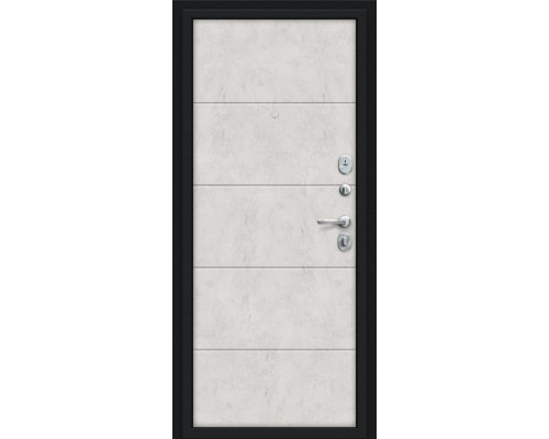 Дверь входная металлическая «Граффити-1» Букле черное/Look Art