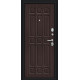 Дверь входная металлическая «Мило 104.52» Букле черное/Wenge Veralinga