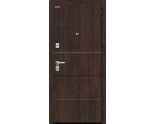 Дверь входная металлическая «Прайм/BChrome» Almon/Bianco Melinga