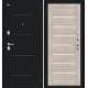 Дверь входная металлическая «Техно» Букле черное/Cappuccino Veralinga