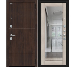 Дверь входная металлическая «Флэт Kale» Almon 28/Cappuccino Veralinga