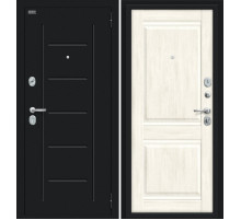Дверь входная металлическая «Некст Kale» Букле черное/Nordic Oak