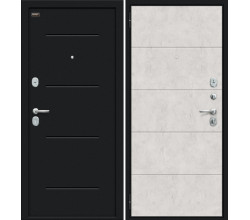 Дверь входная металлическая «Граффити-1 Инсайд» Букле черное/Look Art