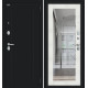 Дверь входная металлическая «Флэш 119.Б15» Букле черное/Bianco Veralinga