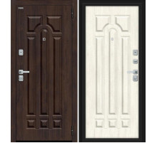 Дверь входная металлическая «Форт/BChrome» Almon/Nordic Oak