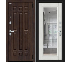 Дверь входная металлическая «Форм/BChrome» Almon/Bianco Melinga