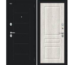 Дверь входная металлическая «Пик 117.С14» Букле черное/Casablanca