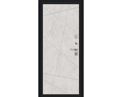 Дверь входная металлическая «Граффити-5» Букле черное/Look Art