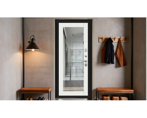 Дверь входная металлическая «Флэт Kale» Almon 28/Off-white