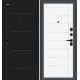 Дверь входная металлическая «Техно/SBlack» Старк антрацит/White Silk