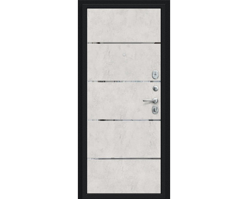 Дверь входная металлическая «Лайн» Букле черное/Look Art