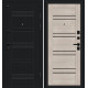 Дверь входная металлическая «Энви» Букле черное/Cappuccino Melinga