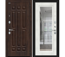 Дверь входная металлическая «Форм Kale» Almon 28/Bianco Veralinga