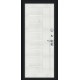 Дверь входная металлическая «Проф» Букле черное/Bianco Veralinga